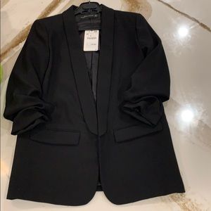 Zara Woman Size M Blazer With Rolled Up Sleeves